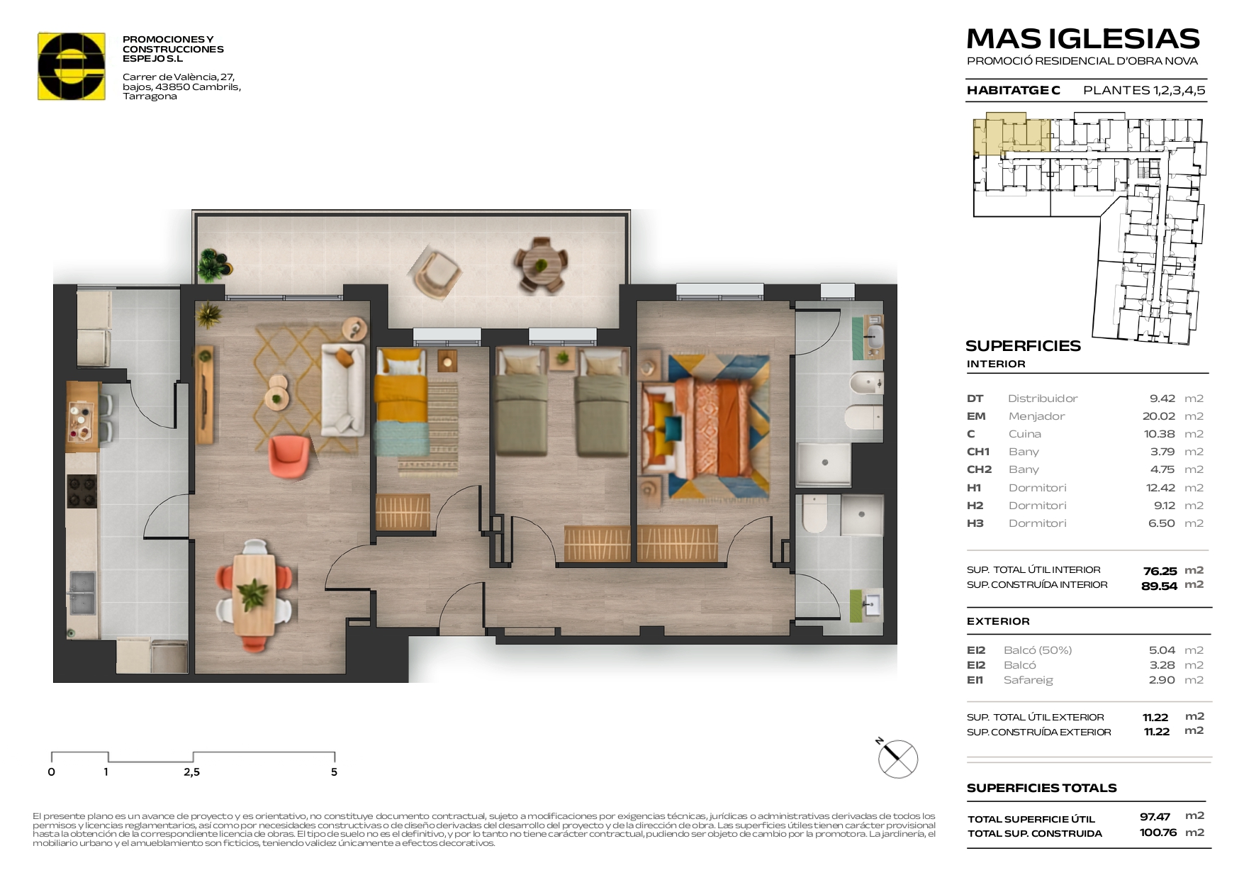 Vivienda C + PK 8 + TRAST 7